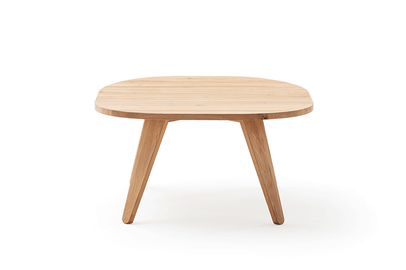 RAUM.FREUNDE SIGNE Esstisch, Couchtisch, Hocker und Bank aus massiver Eiche