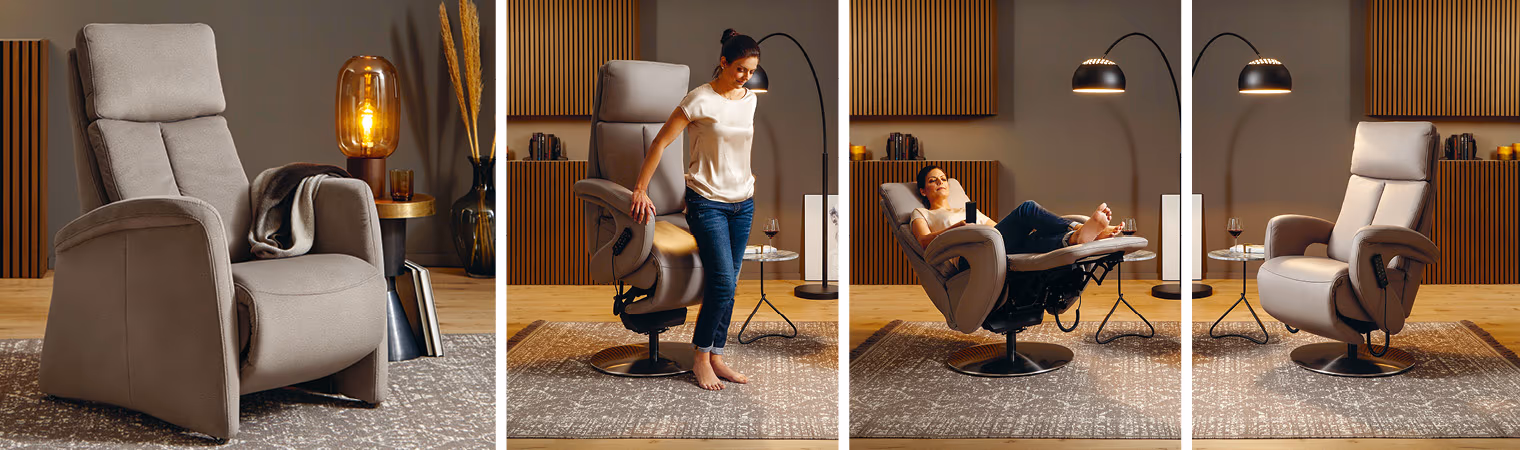 Relaxsessel bestechen nicht nur durch ihr Design, sondern vor allem durch vielfältige Funktionen.