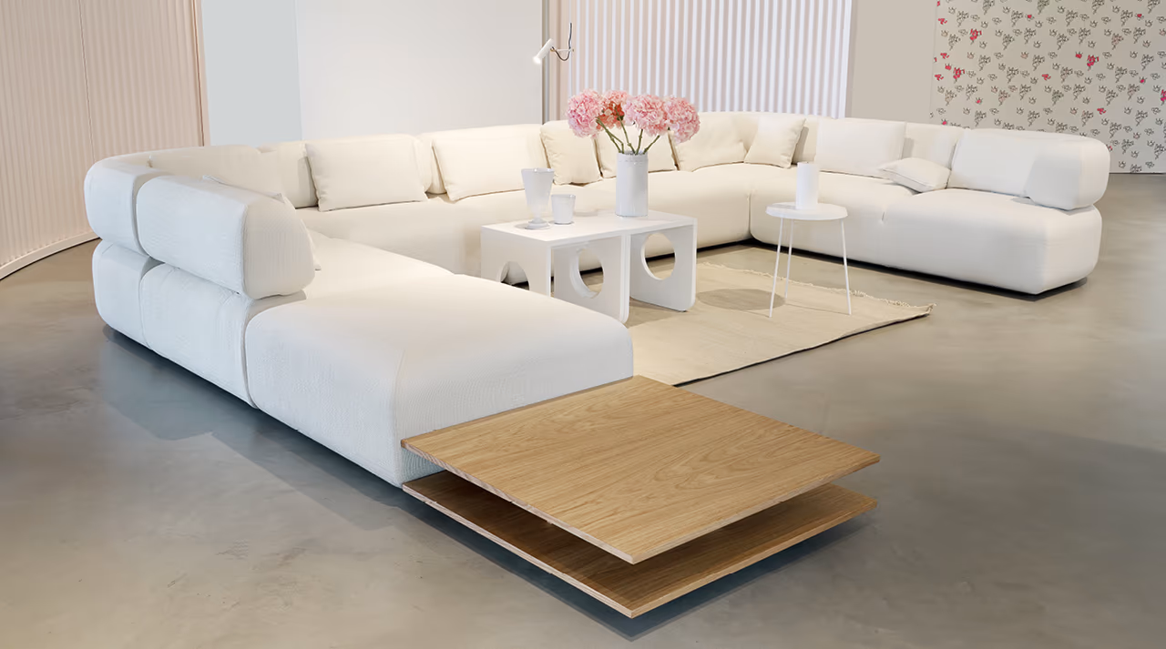 Brühl Sofa weiß