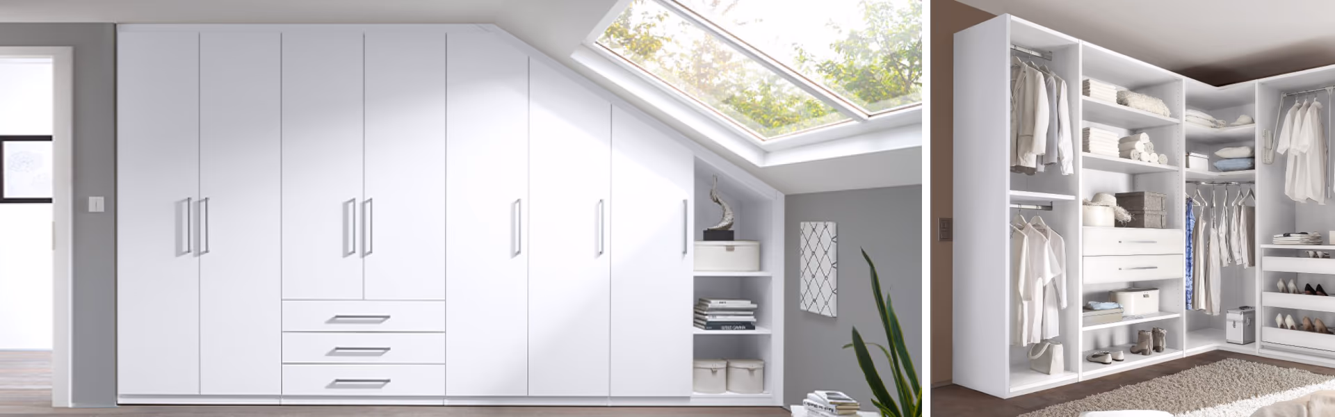 Kleiderschrank individuell planen, begehbarer Kleiderschrank