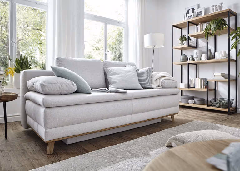 Schlafsofa beige