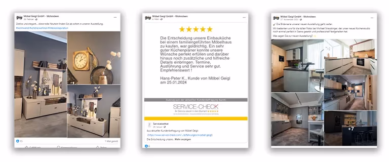 Facebook und Instagram