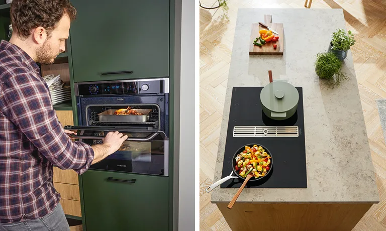 Wer gern kocht, um warmes Essen zu genießen, benötigt einen Herd und einen Backofen.