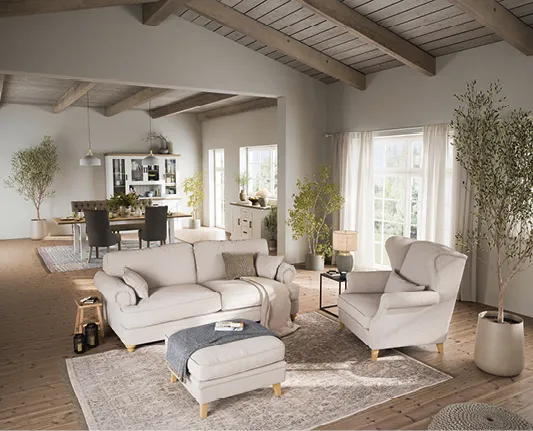 Zu den Sofas & Sessel von Lebensart