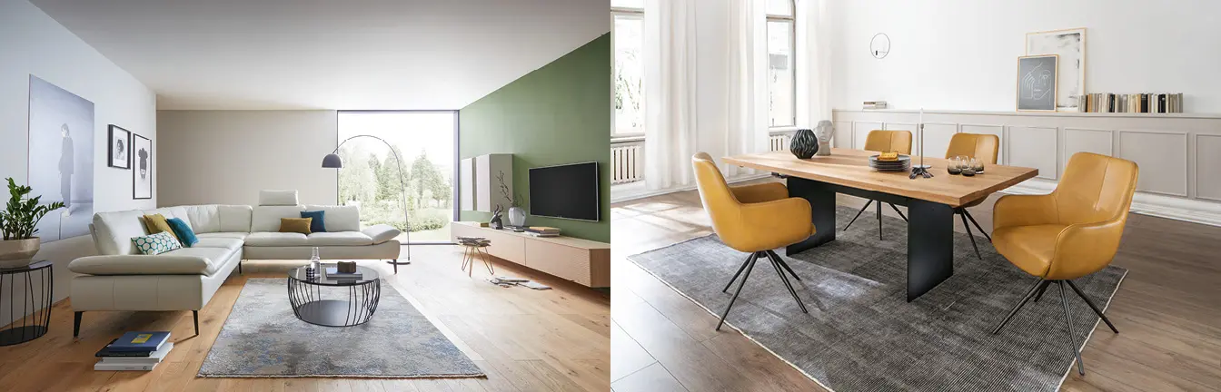 Linoleum, Laminat oder PVC – ein Unterschied ist rein optisch kaum zu erkennen.