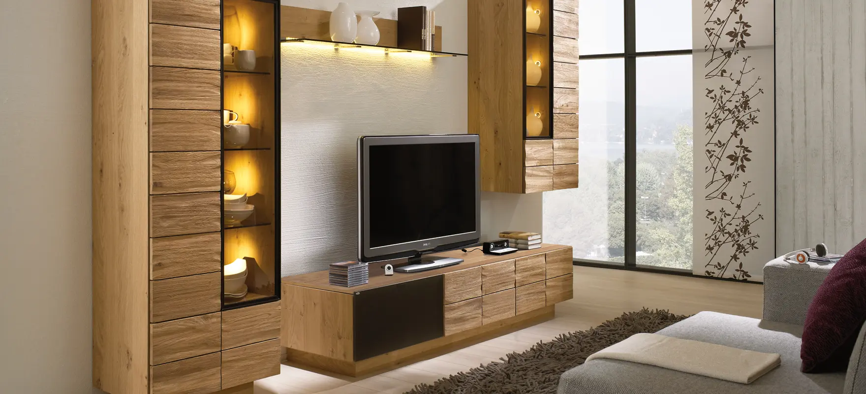 Wohnzimmer Wohnwand