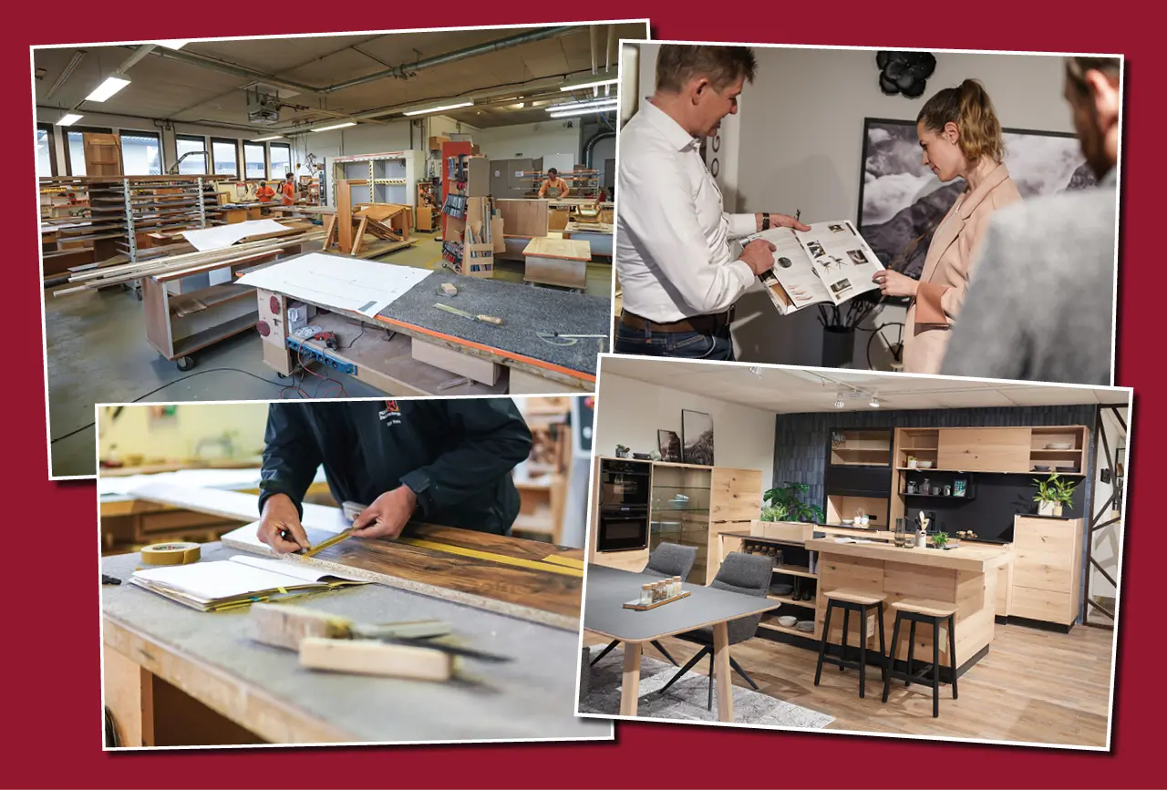 Impressionen aus dem Moebelhaus und der Schreinerei