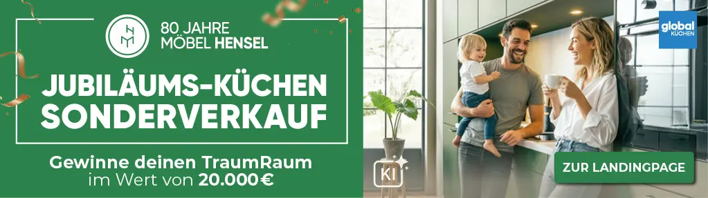 Jubilaeums-Sonderverkauf bei Möbel Hensel