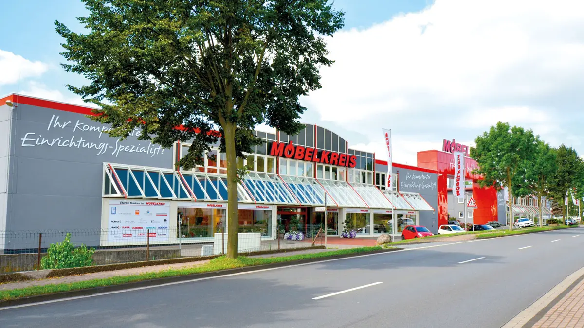 Möbelkreis von außen