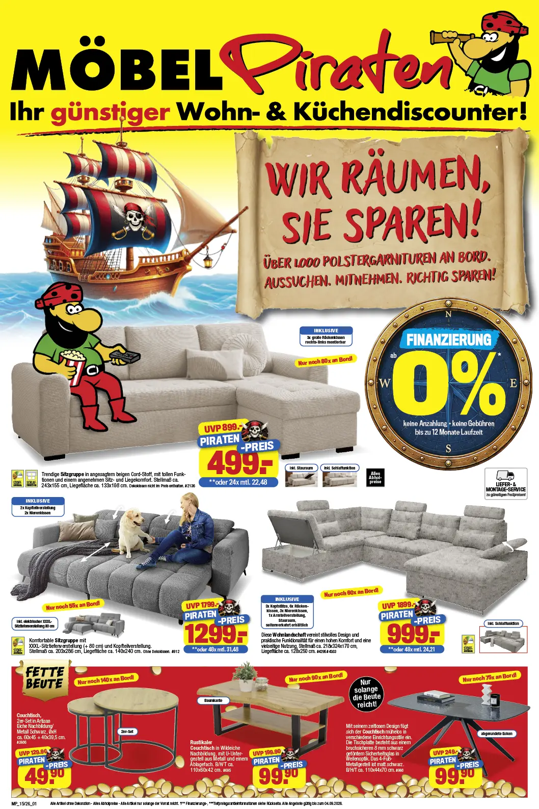 Möbelpiraten Prospekt