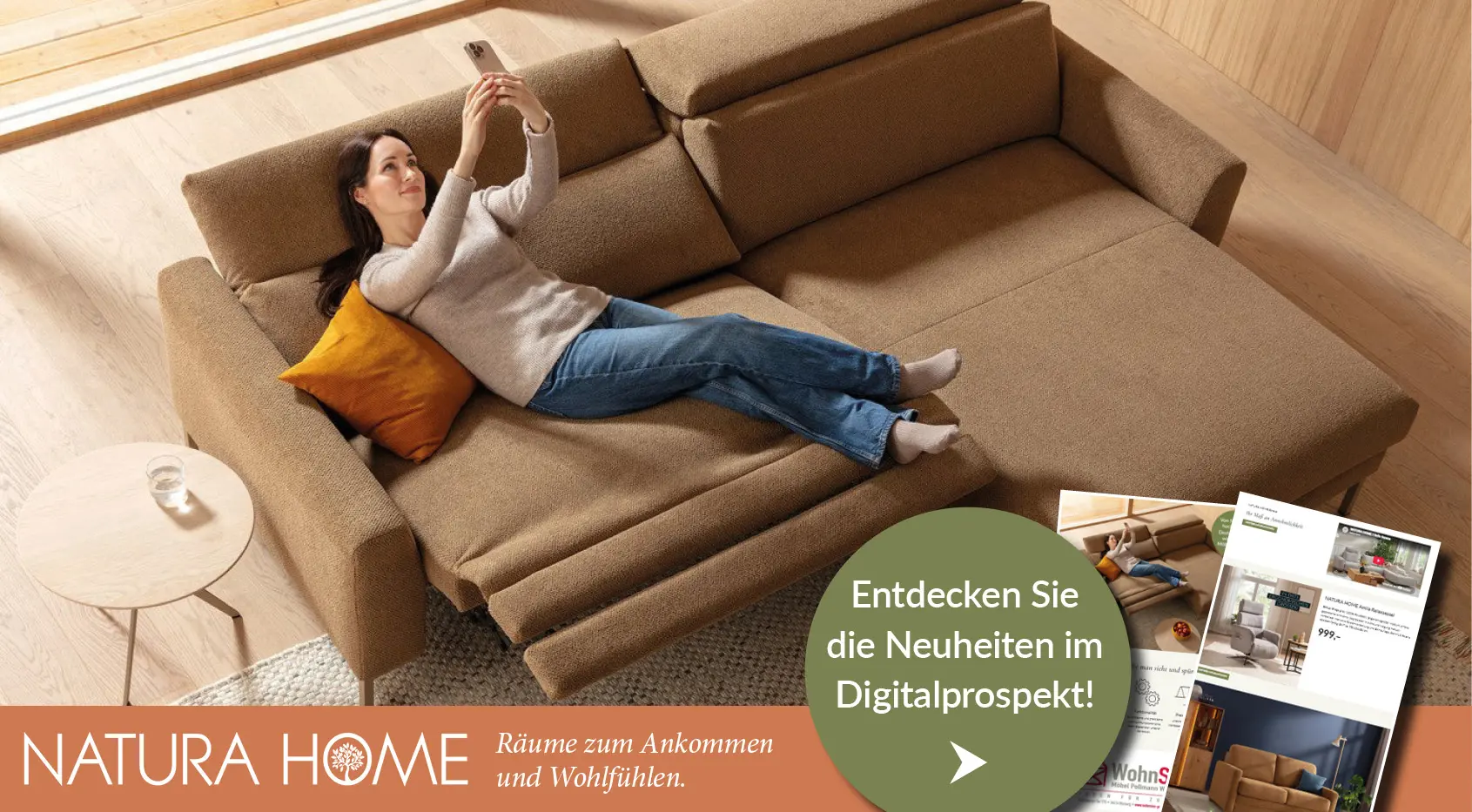 Natura Home Digitalprospekt: Entdecke die Neuheiten und Wohnideen.