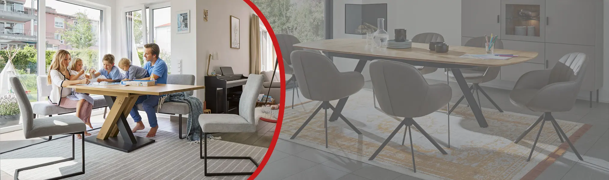 Esstische – ausziehbar wird’s gemütlich. 