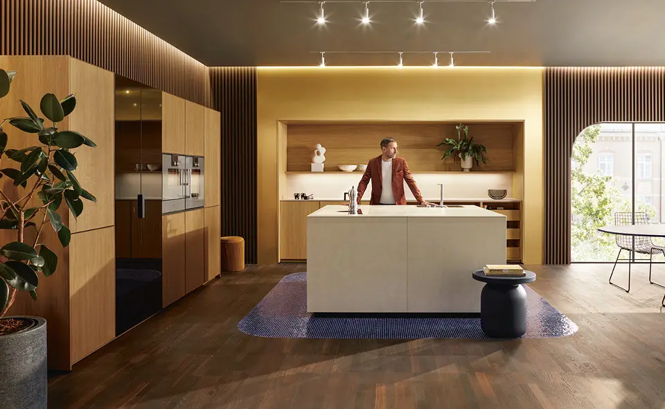 next Küche mit Kücheninsel