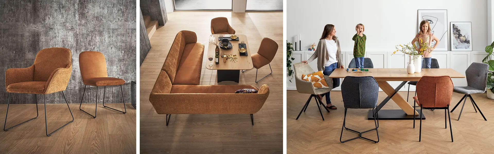 Das Auge isst mit. Deshalb spielen stilvolle Möbel im Esszimmer eine wichtige Rolle.