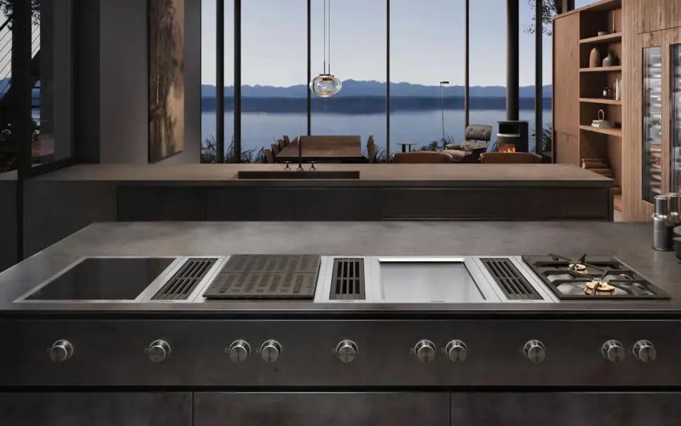 Gaggenau Kochfeld mit Dunstabzug