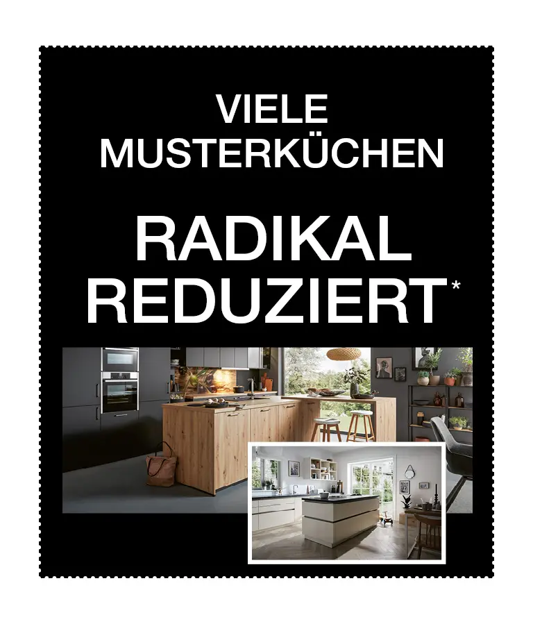 Viele Markenküchen radikal reduziert