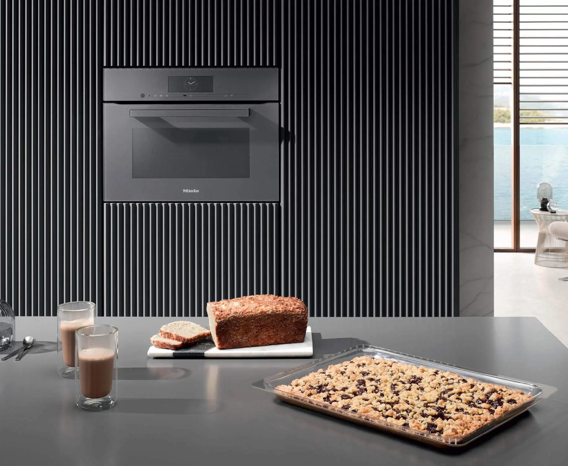 Miele Classic Dampfbackofen grau