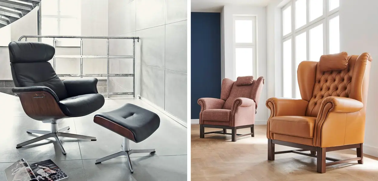 Ob Relaxsessel, Ohrensessel oder Sessel zum Wohlfühlen – im Wohnzimmer sollte der Sessel nicht fehlen.