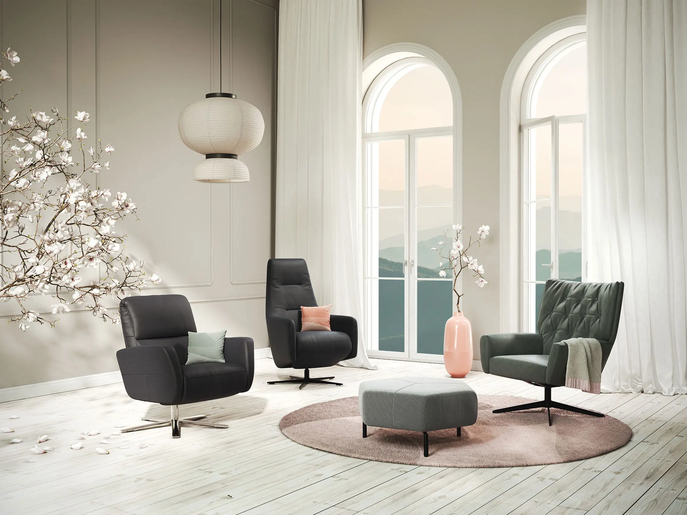 Sessel Lotta, Sessel Rufus & Sessel Maximilian