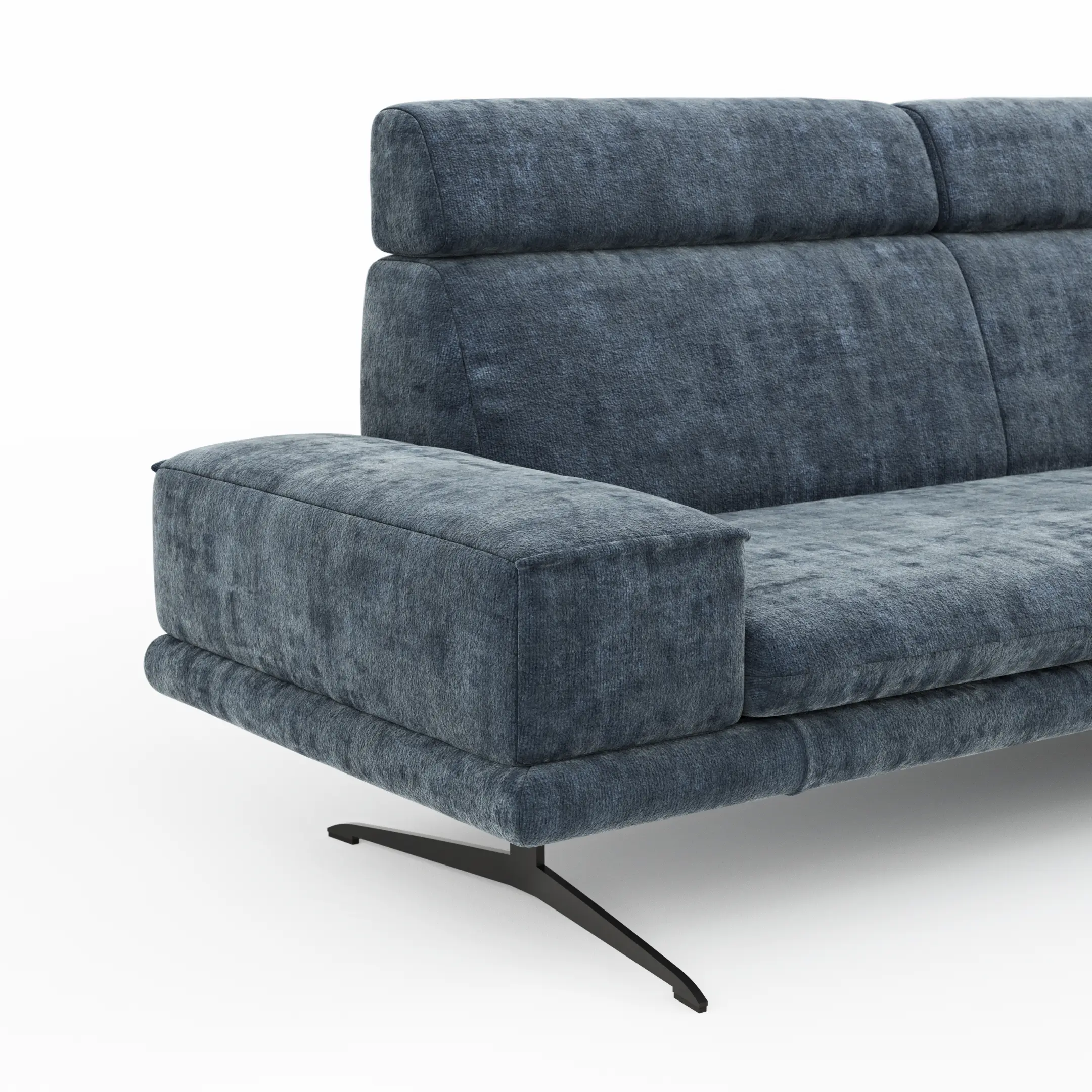Sofa Hubertus Nahaufnahme Rolloutoptik Armlehne