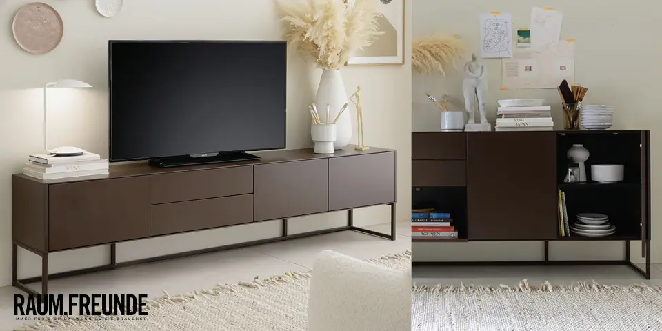 Raum.Freunde Wohnzimmer Schrankwand