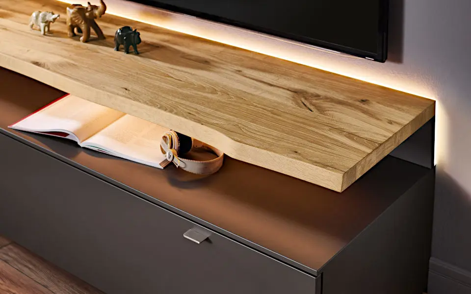 Wohnzimmer-Möbel mit LED-Beleuchtung