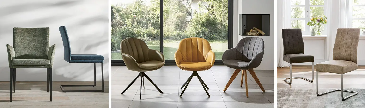 Esszimmerstühle gehören an den Tisch im Esszimmer.