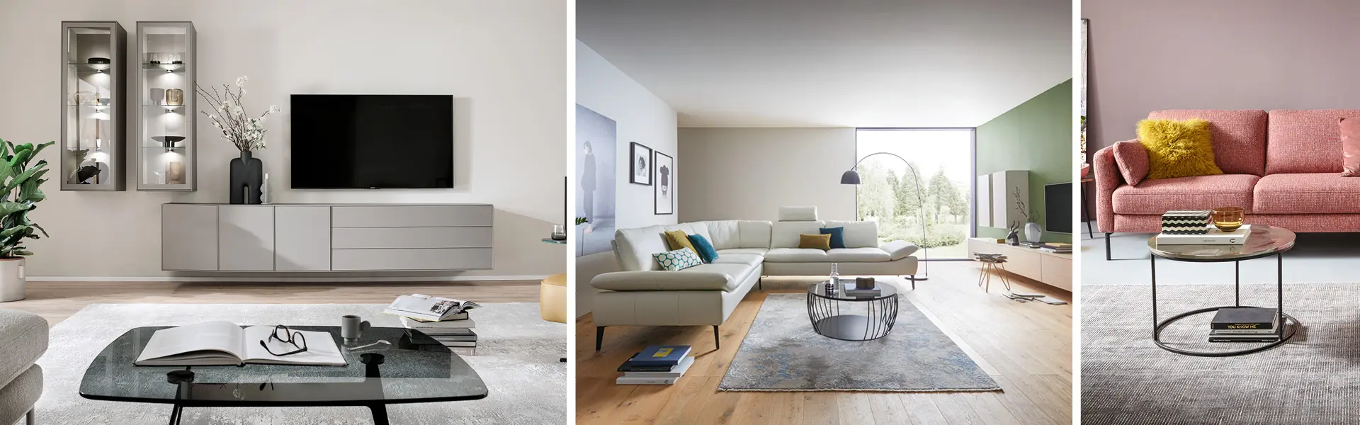 Eckig oder rund, bootsförmig oder oval – Couchtische gibt es in vielen Formen.