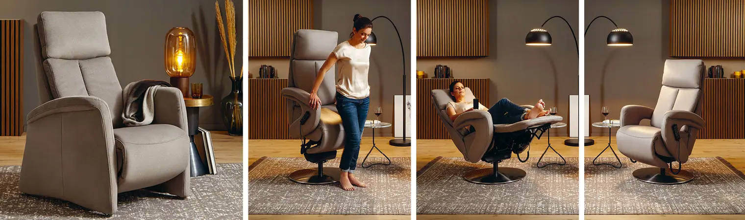 Relaxsessel bestechen nicht nur durch ihr Design, sondern vor allem durch vielfältige Funktionen.