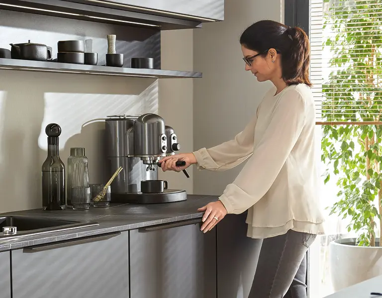 Materialien für die Küchenfronten sind sehr vielfältig.