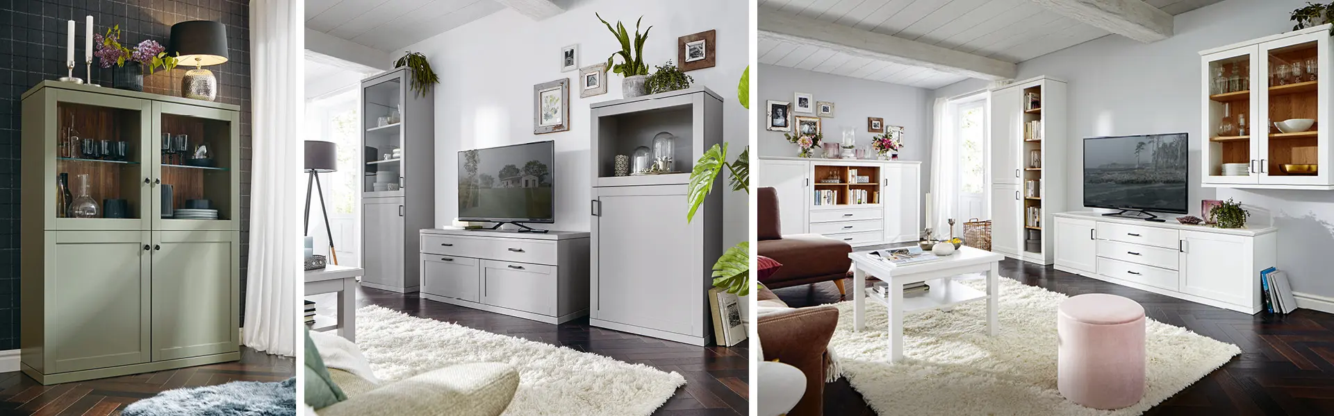 Einzelne Möbel werden Solitäre genannt. Aus ihnen lässt sich eine moderne Wohnwand zusammensetzen.