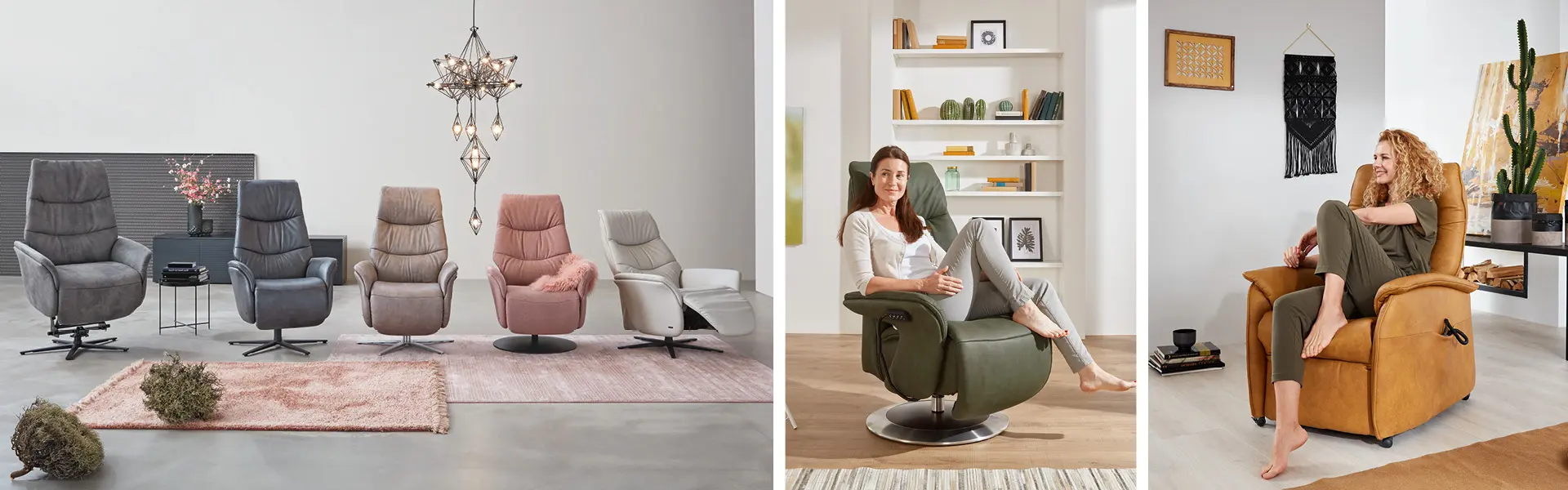 Verschiedene Farb- und Modellvarianten von Himolla