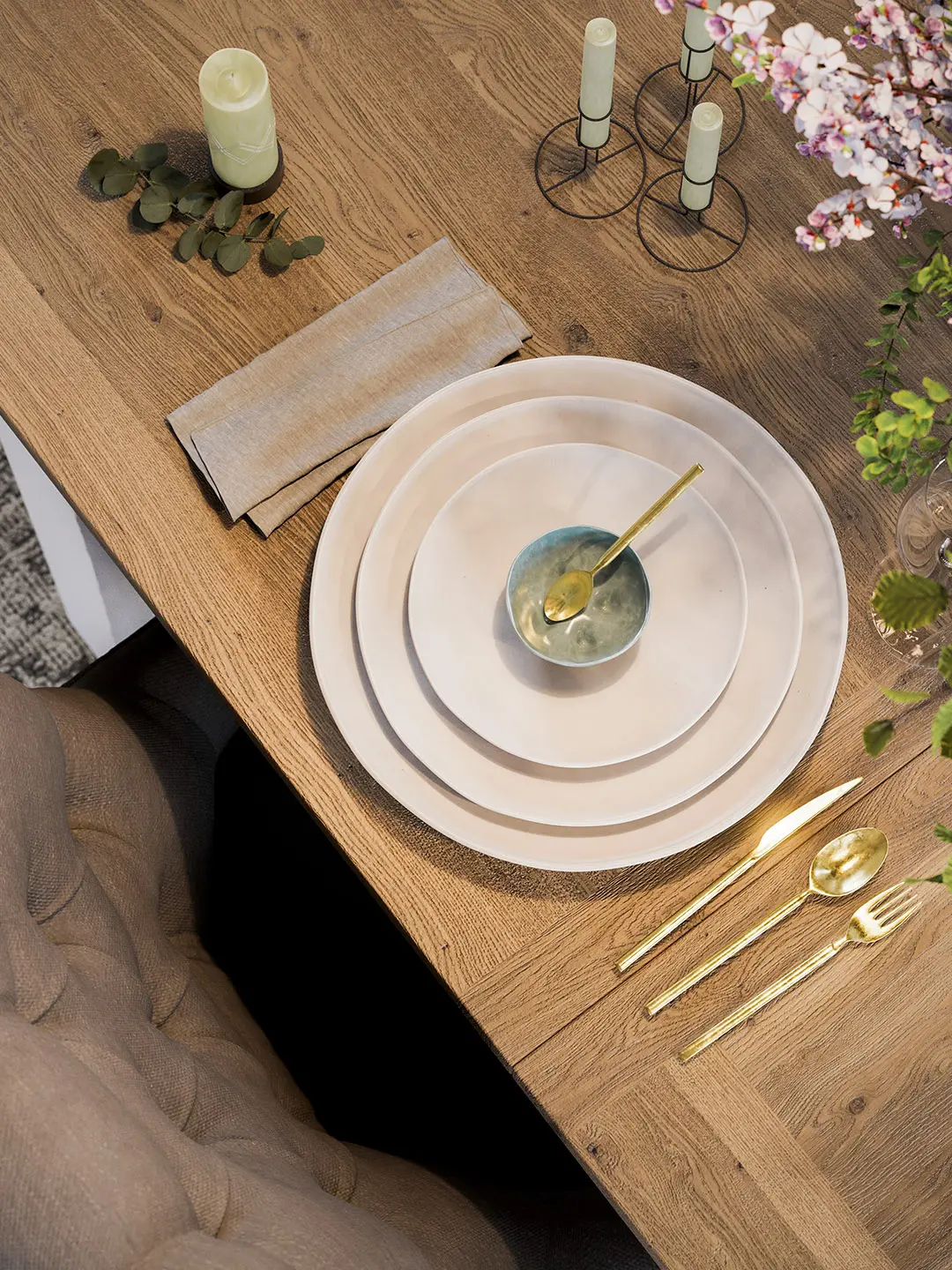 Esszimmertisch Litchfield von oben