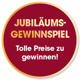 Jubilaeums-Gewinnspiel - Tolle Preise zu gewinnen!