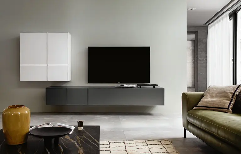 Wohnwände gut integriert