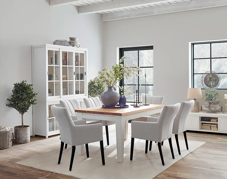 Lebensart Schrank Comberton Weiß Landhaus Modern