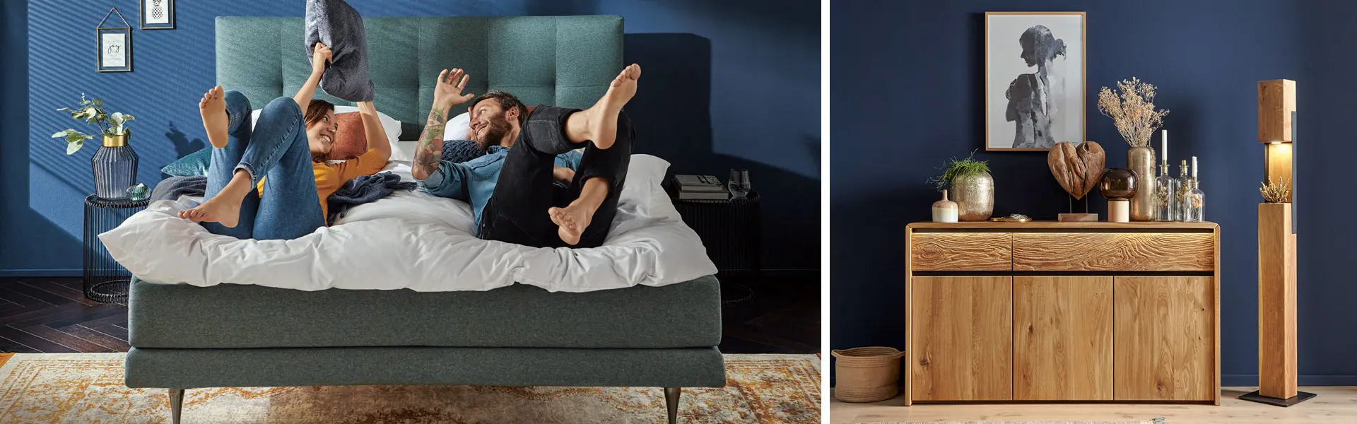Schlafzimmer individuell gestalten: Bei Möbel Rommel gibt’s die Möbel dafür.