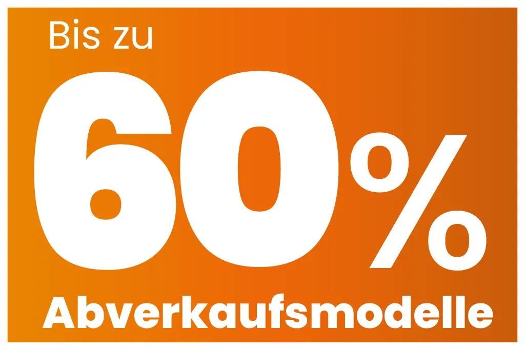 60% auf Einzelstücke aus der Ausstellung