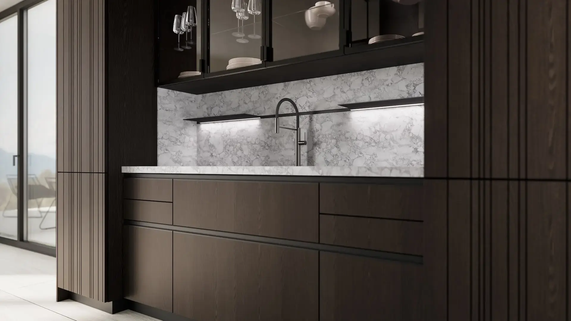 Entdecken Sie die Oberflächen von LEICHT Küchen