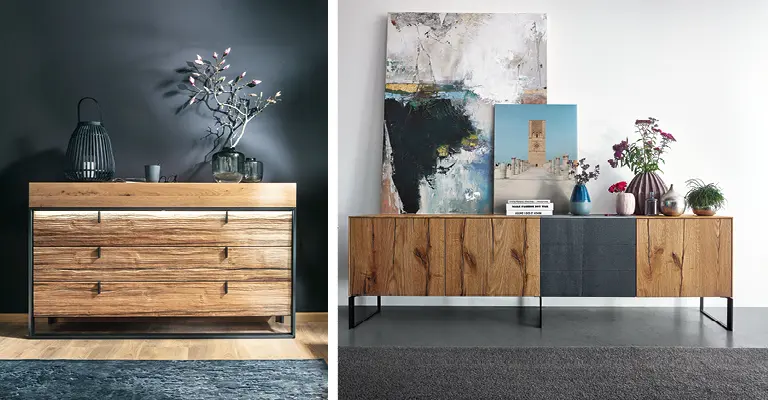 Sideboards aus Holz überzeugen durch Optik und Design.