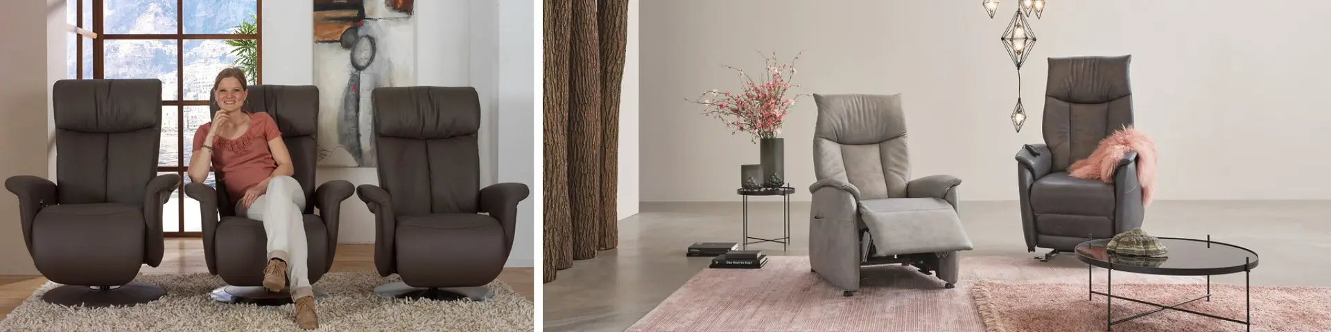 Gemütlich im Relaxsessel zu sitzen, ist auch eine Frage der Ergonomie.