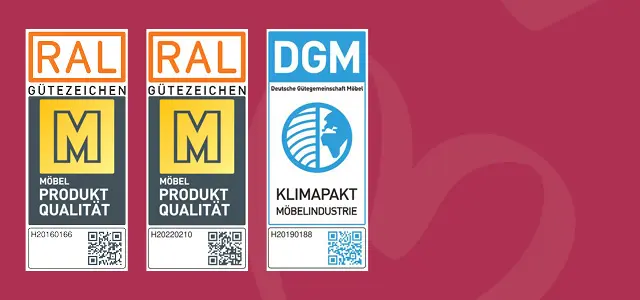 Gütesiegel Goldenes M