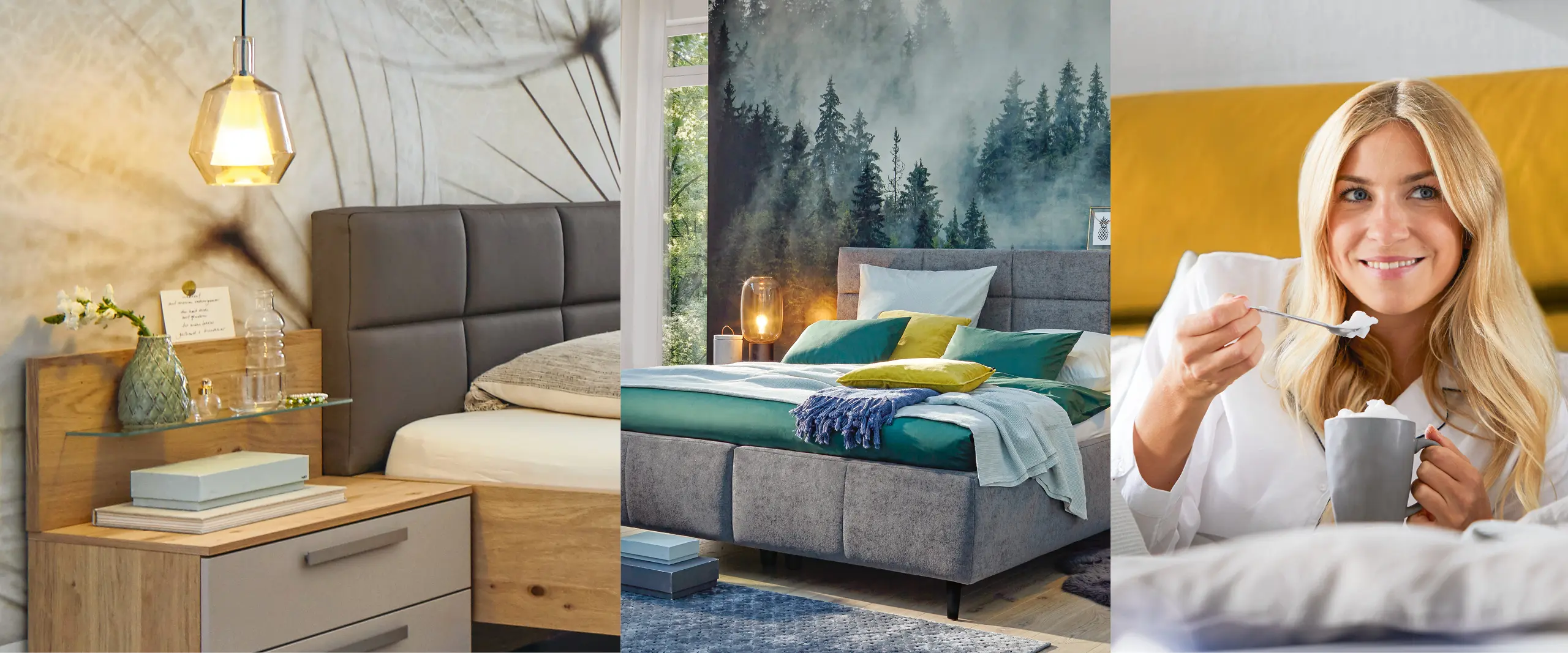 Gemütliche Schlafzimmereinrichtung