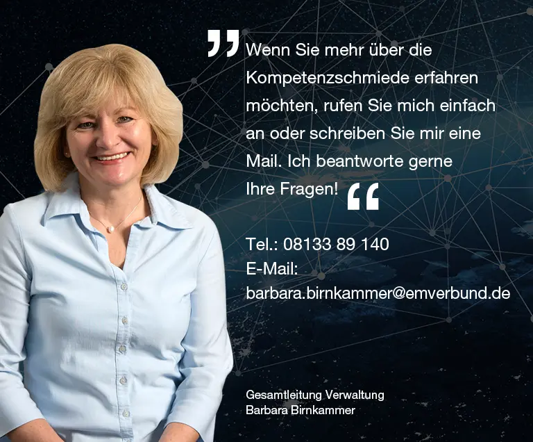 Frau Brinkammer, schwarzer Hintergrund, Text