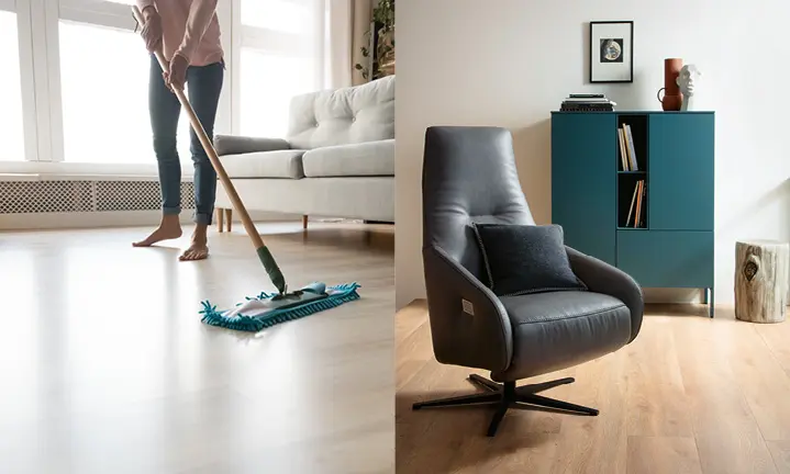 Bei Wagner Wohnen erhalten Sie Pflegetipps und Pflegeprodukte für den Bodenbelag.