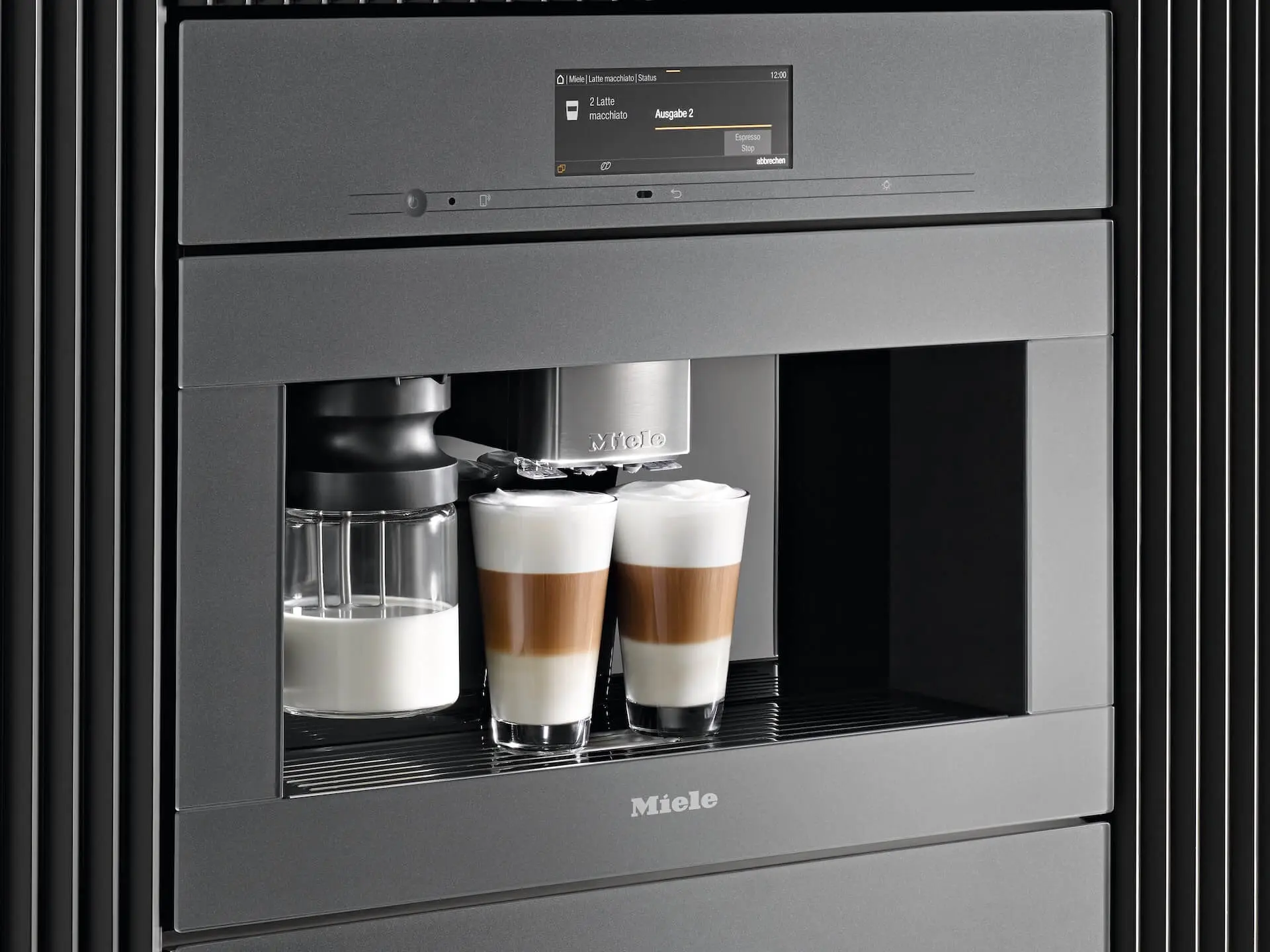 Miele Kaffeevollautomat eingebaut