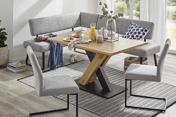 Eckbänke fürs Esszimmer sind sehr beliebt.