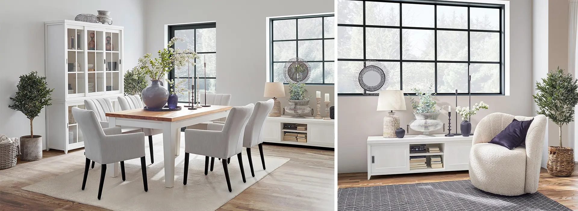 Lebensart Schrank Comberton Weiß Landhaus Modern