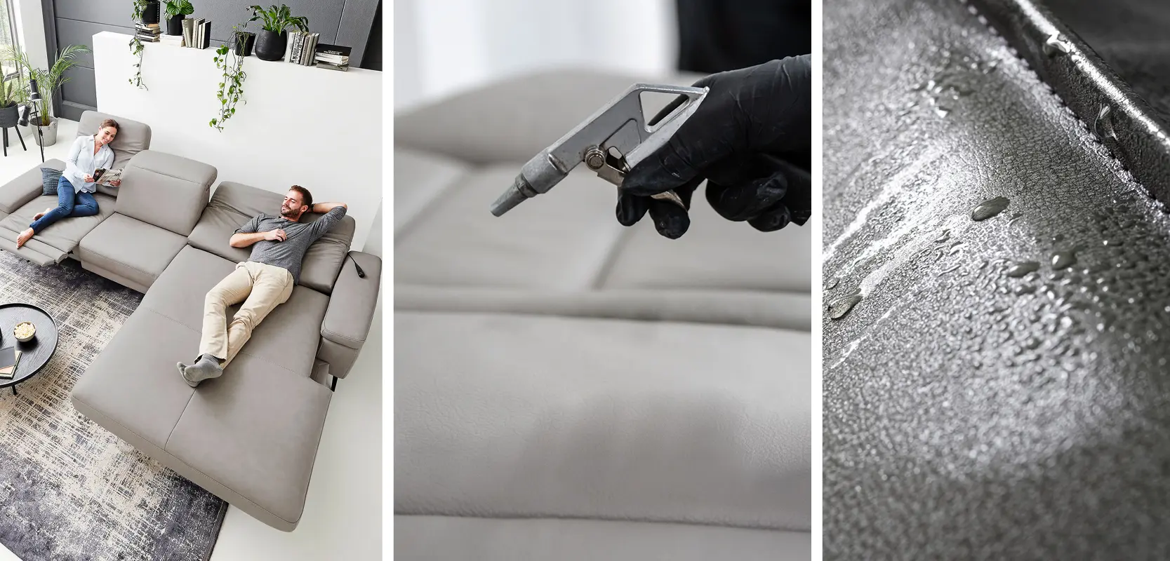 Ledermöbel in ihrer vollen Schönheit können Sie genießen, wenn Sie sie regelmäßig, imprägnieren, um sie vor Wasser und Schmutz zu schützen.