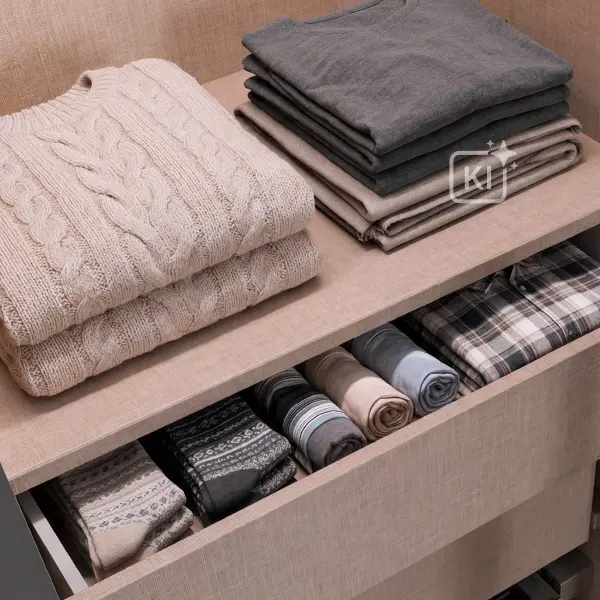 Person sammelt Inspirationen für den neuen Kleiderschrank
